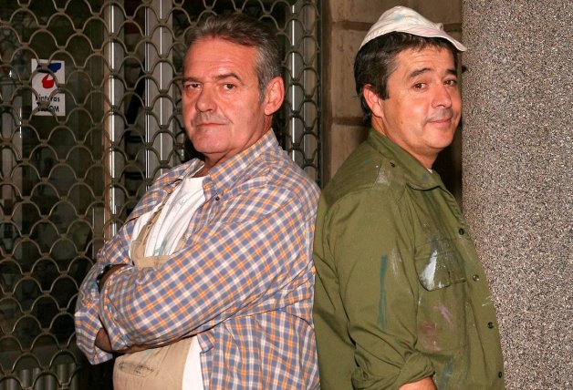 Ángel de Andrés y Carlos Iglesias fueron los inolvidables Manolo y Benito en 'Manos a la obra'.