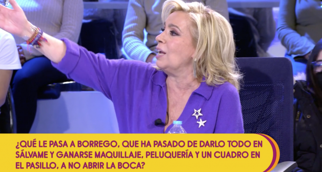 Carmen Borrego se defendió de las acusaciones de sus compañeros en Sálvame.