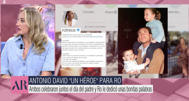 Rocío Flores ha defendido su relación con su padre.