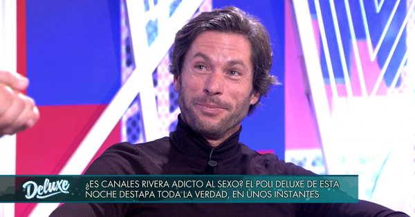 Canales Rivera durante la entrevista con Jorge Javier Vázquez.