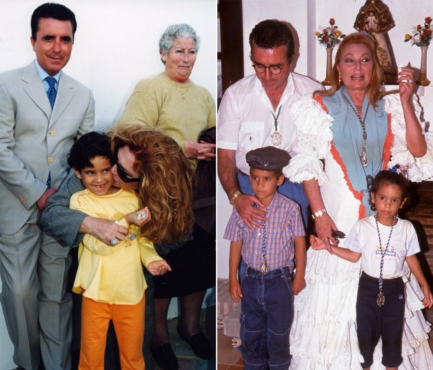 José Fernando y Gloria Camila fueron adoptados por Ortega Cano y Rocío en 1999.