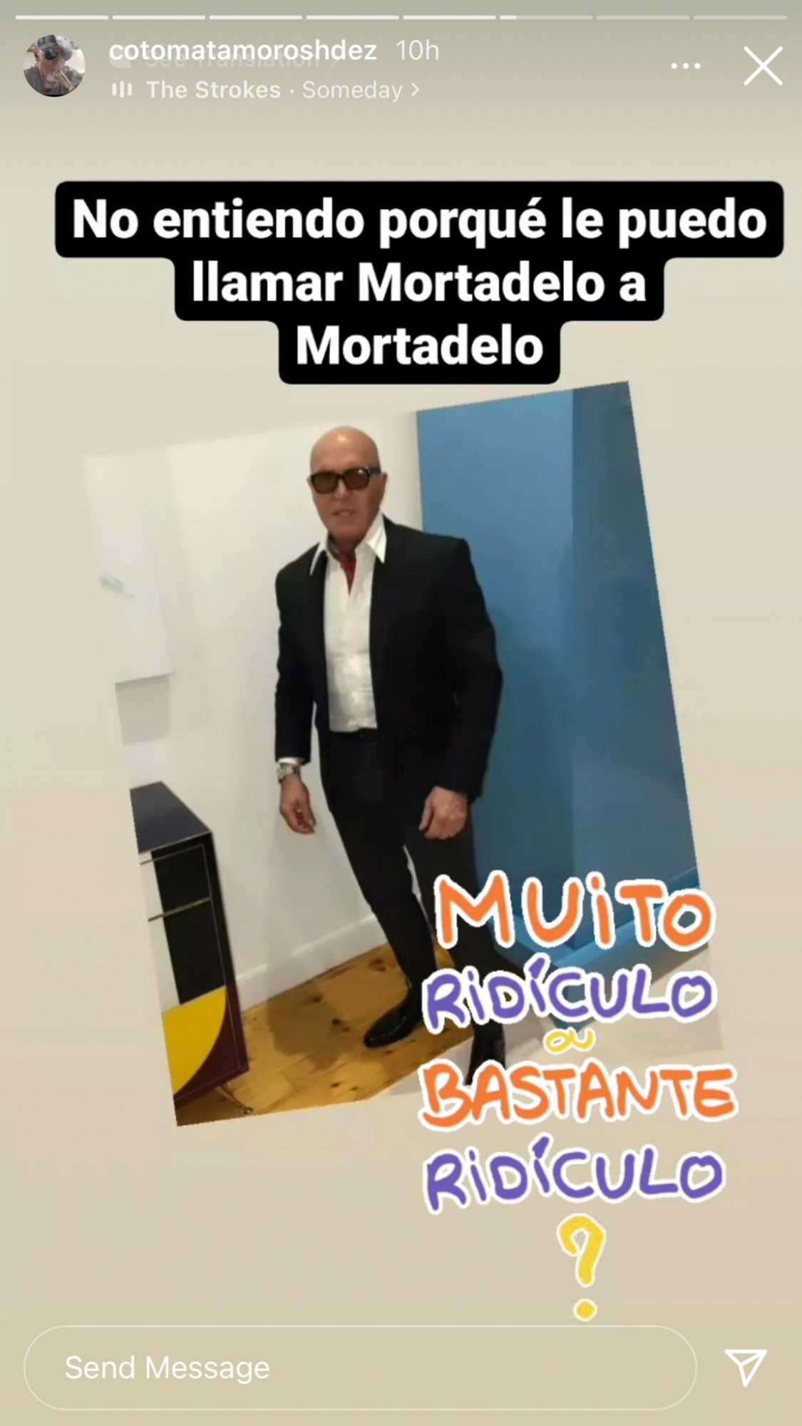 "Bastante ridículo", dice Coto de su hermano mellizo.