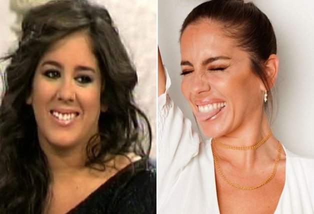 Anabel Pantoja en 2011 y en 2021.