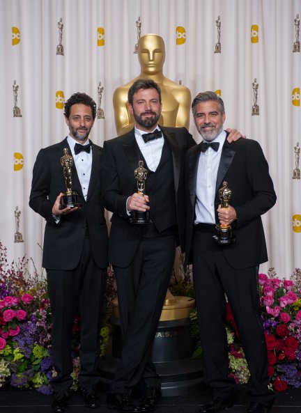 Ben Affleck y él compartieron el premio a Mejor Película por "Argo".