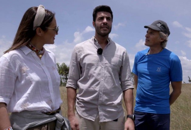 Paula, Miguel y Jesús formaron un gran equipo.