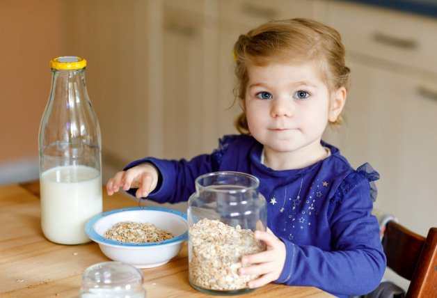 Los niños pueden consumir avena y otros cereales a partir de los 6 meses
