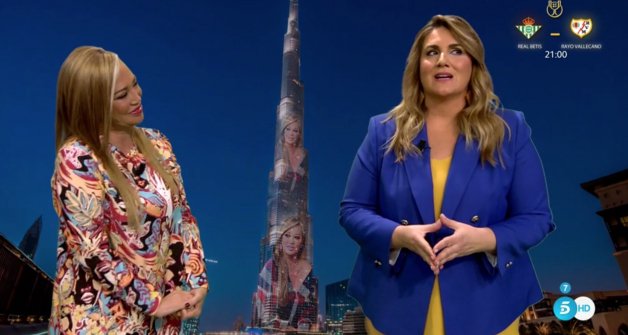 Belén Esteban y Carlota Corredera, hoy en Sálvame Diario (Telecinco).