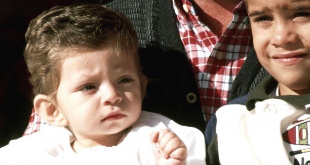 David Flores y José Fernando Ortega cuando eran pequeños.