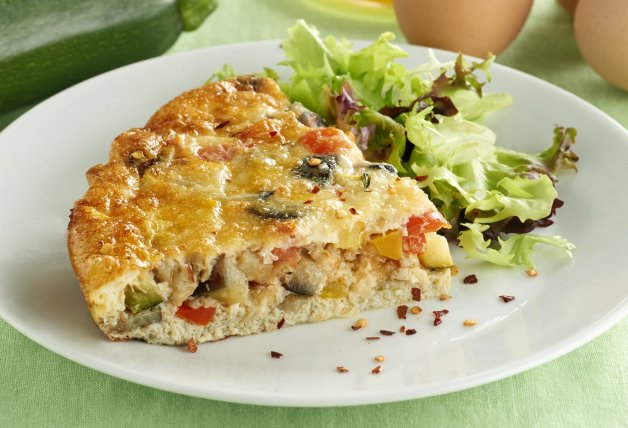 Frittata de verduras al horno