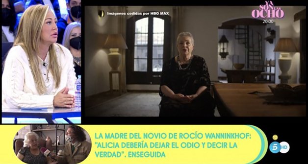 Belén Esteban quedó muy impresionada con todo lo que le había sucedido a Dolores Vázquez. 