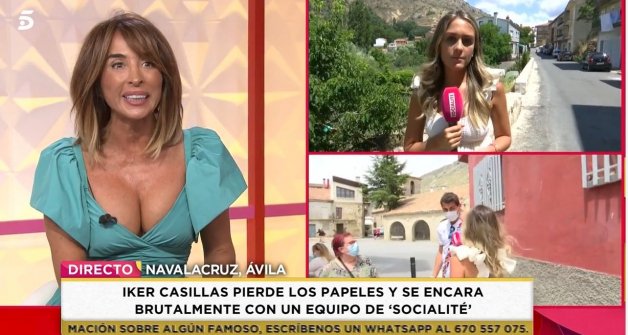 María Patiño hablando de su encontronazo con Iker Casillas.