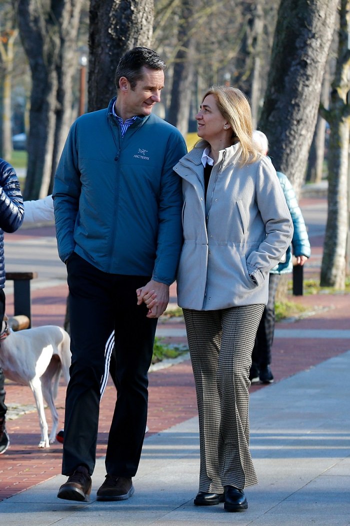 La infanta Cristina e Iñaki en 2019, cuando aún eran marido y mujer.