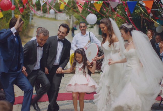 ¡La gran felicidad de los protagonistas el día de la boda!