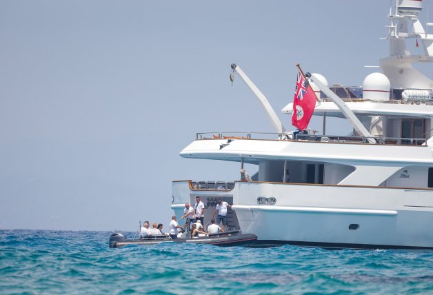 El espectacular barco que han alquilado cuesta 165.000 euros a la semana