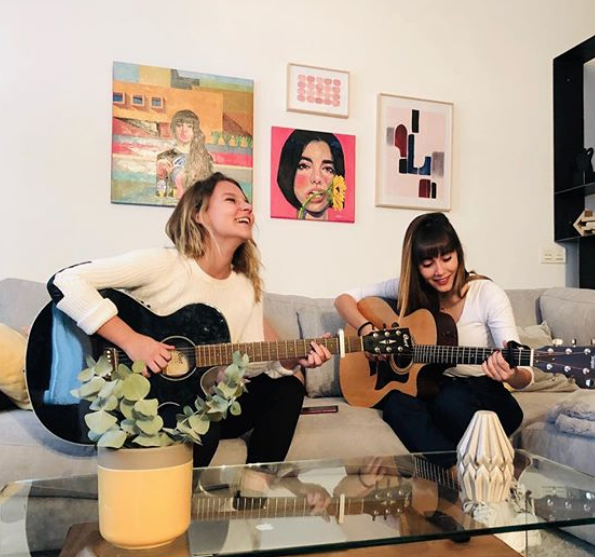 Aitana, en la casa de Blanca Suárez.