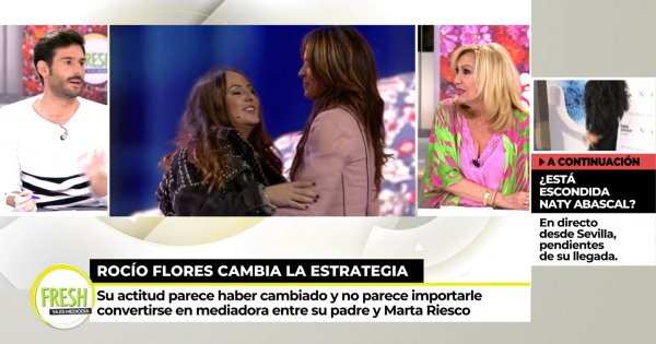 Rosa Benito ha hablado sobre el cambio de actitud de Rocío Flores.