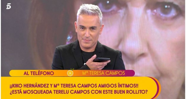 María Teresa Campos consiguió emocionar a Kiko Hernández.