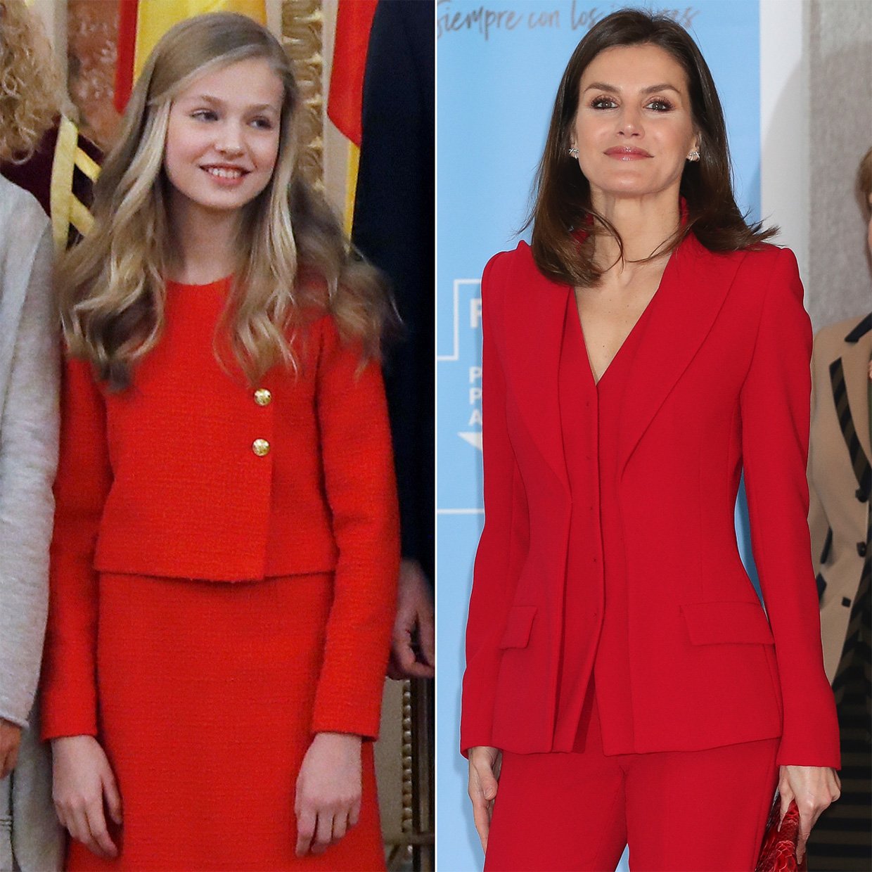 Leonor no puede evitar la influencia materna y, por ejemplo, ya ha probado con el color favorito de Letizia.