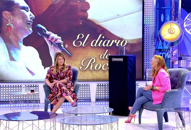 Rocío Carrasco, junto a Carlota Corredera, su fiel defensora. 