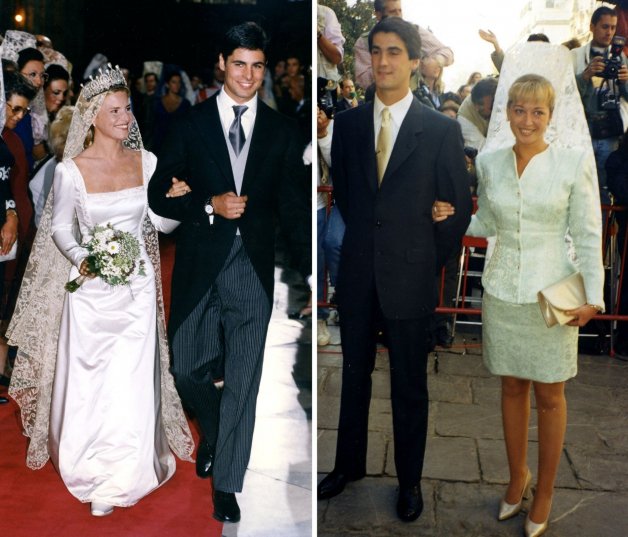 En 1998, Belén Esteban acudía como invitada a la boda de Eugenia Martínez de Irujo.