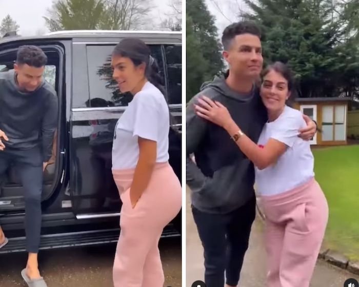 Cristiano, muy agradecido con Georgina por su regalo.