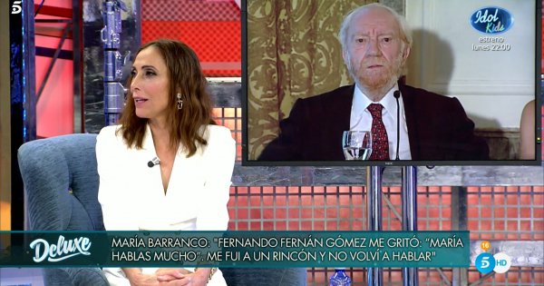 María Barranco ha recordado algunas de sus anécdotas con personajes como Fernando Fernán Gómez.