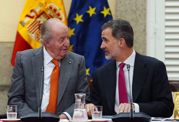 Juan Carlos I y Felipe VI están evidentemente distanciados.