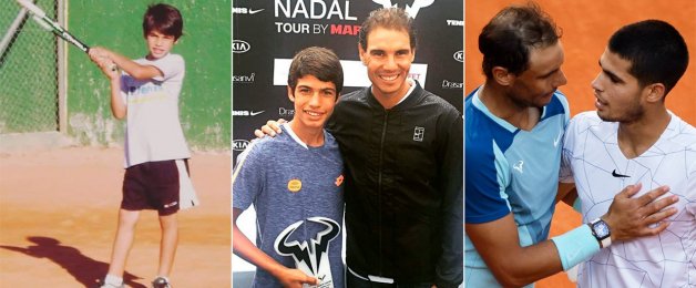 ¿EL SUCESOR DE RAFA NADAL? Las comparaciones son odiosas, pero, en este caso, inevitables, pues, aunque el mallorquín sigue dando grandes alegrías a sus seguidores, Carlitos, que, en alguna ocasión, entrenó en la escuela de Rafa, está consiguiendo los mismos logros, pero más joven.