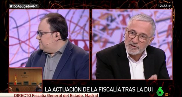 Xavier Sardá en 'Al rojo vivo'.