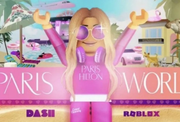 Así es Paris Hilton en su universo virtual.