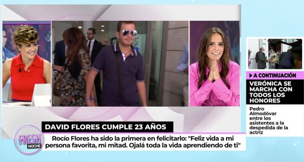 Gloria Camila se ha emocionado hablando de David Flores.