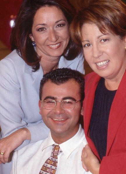 Jorge Javier, con Ana Rosa y Rosa Villacastín en 1998.