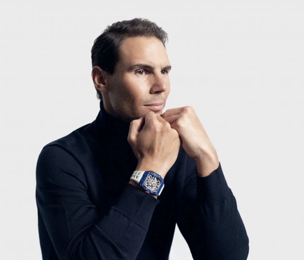 Rafa Nadal, con el modelo Richard Mille valorado en 187.000 euros. 