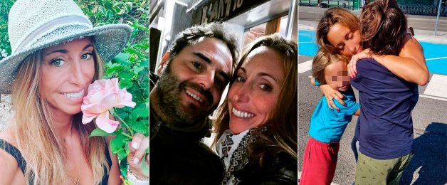 Tras salir a la luz las fotos con Andrés Velencoso, Gemma Mengual confirmó su separación de su marido, Enric Martín, padre de sus dos hijos, Nil y Jou (dcha.)