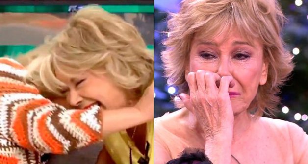 Los espectadores fieles de "Sálvame" recordarán el ataque de risa (izqda.) que les dio a la colaboradora y a Lydia Lozano en marzo del 2019 mientras el resto discutía. Dcha., Mila, emocionada con la intervención telefónica de su hija en "La última cena", en diciembre del 2020.