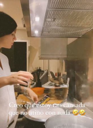 Laura Matamoros estrena su nueva cocina.