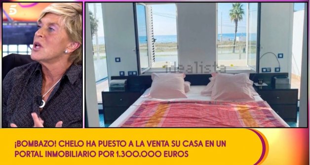 El dormitorio cuenta con vistas al mar, ¡menudo lujo!