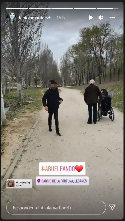 Kike y Carlos pasaron un día genial con sus abuelos.