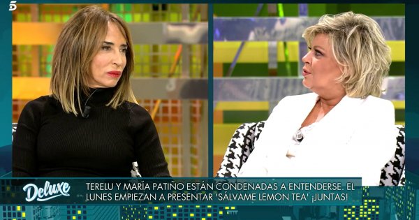 María Patiño y Terelu Campos han hablado sobre su acercamiento en el Deluxe.