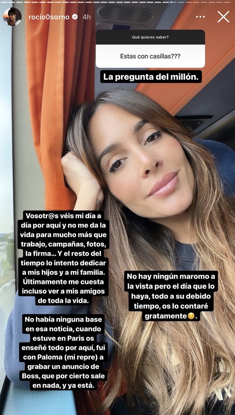 Historias de Instagram de Rocío Osorno (@rocio0sorno).