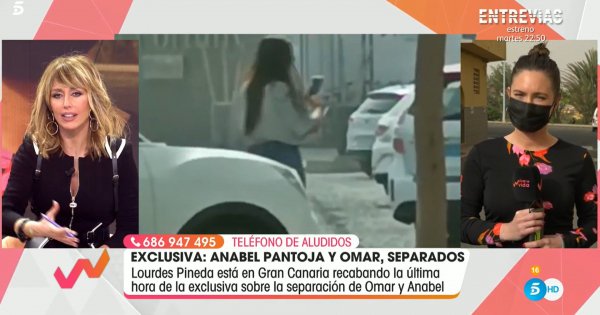 Anabel Pantoja ha huido de la prensa tras hacerse pública la ruptura.