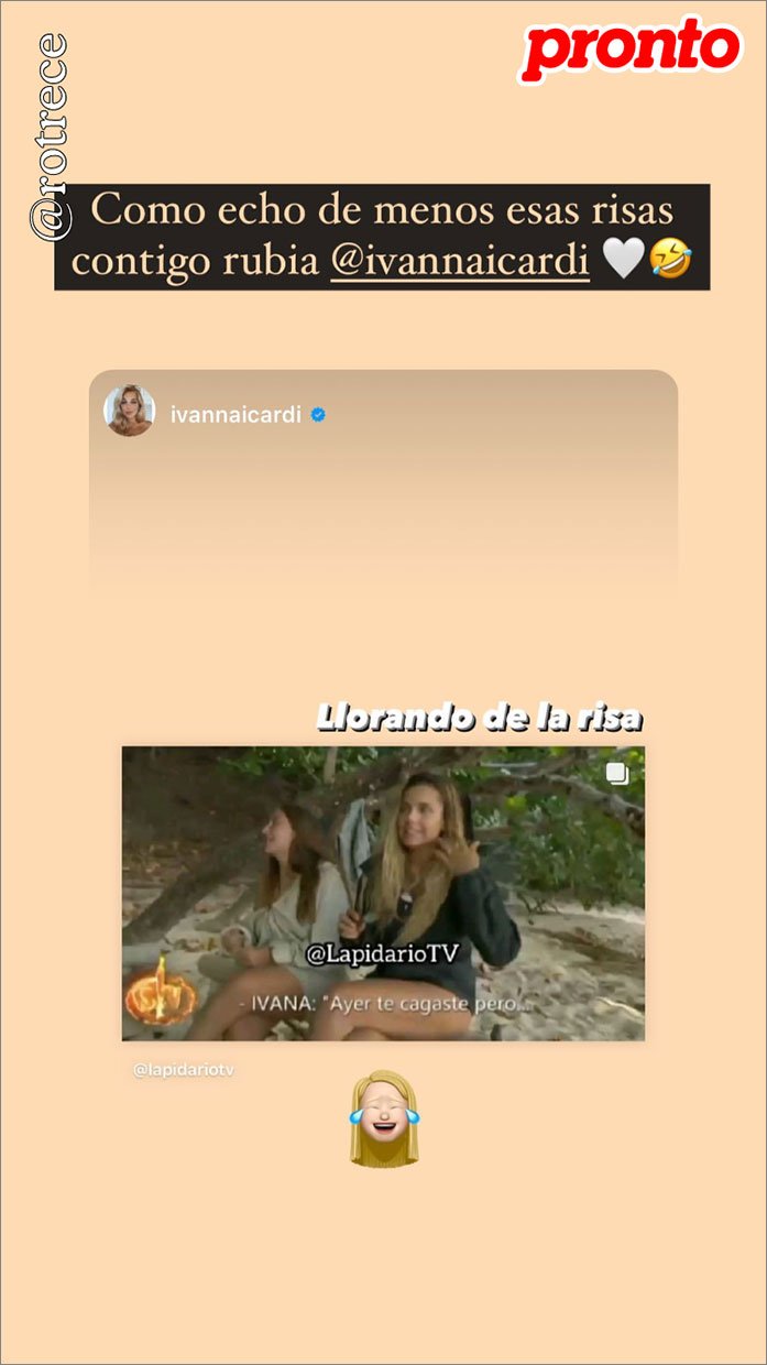 Esta es la historia de Instagram que ambas han compartido.