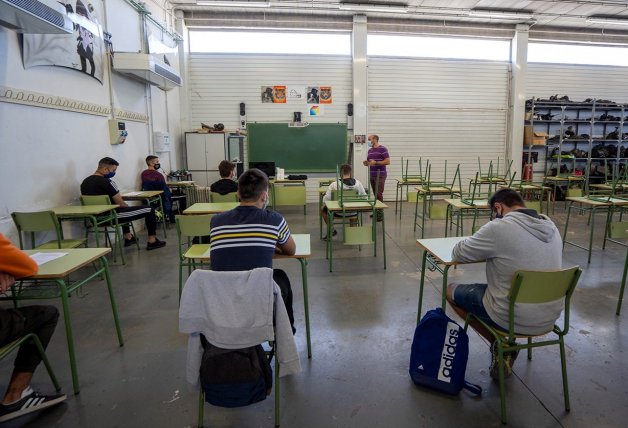 Inicio de curso en un instituto.