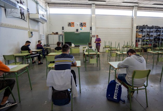  Inicio de curso en un instituto.