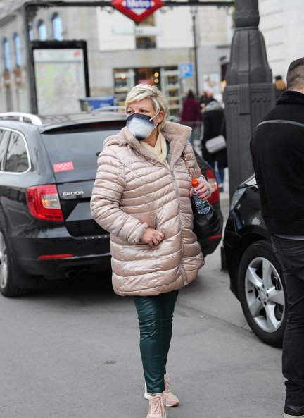 Terelu con un look muy cómodo para acompañar a su madre.