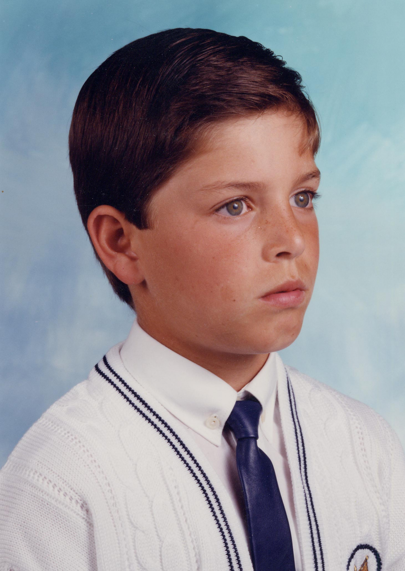 Manuel Carrasco en una imagen de niño.