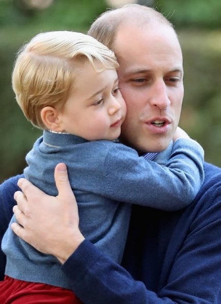 El príncipe Guillermo es un padre muy cariñoso.