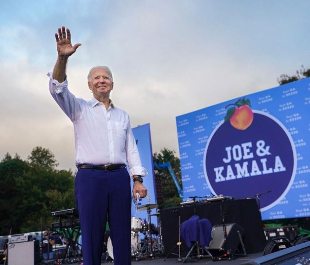 Joe Biden, de 77 años, quiere acabar con el discurso del odio de su contrincante.