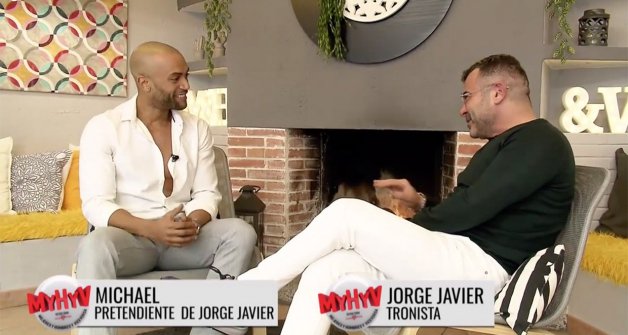 Jorge Javier en su cita con Michael.