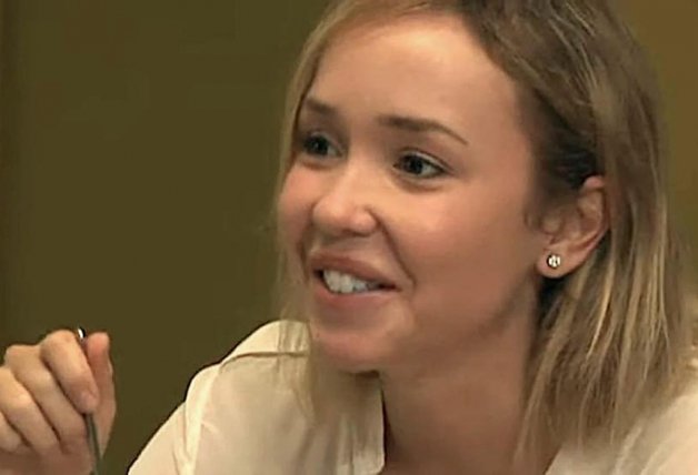 Angela, durante su intervención en un programa de TV3. 
